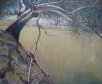 Neville Connor - Fine Arts Studio - Lachlan River, Booligal